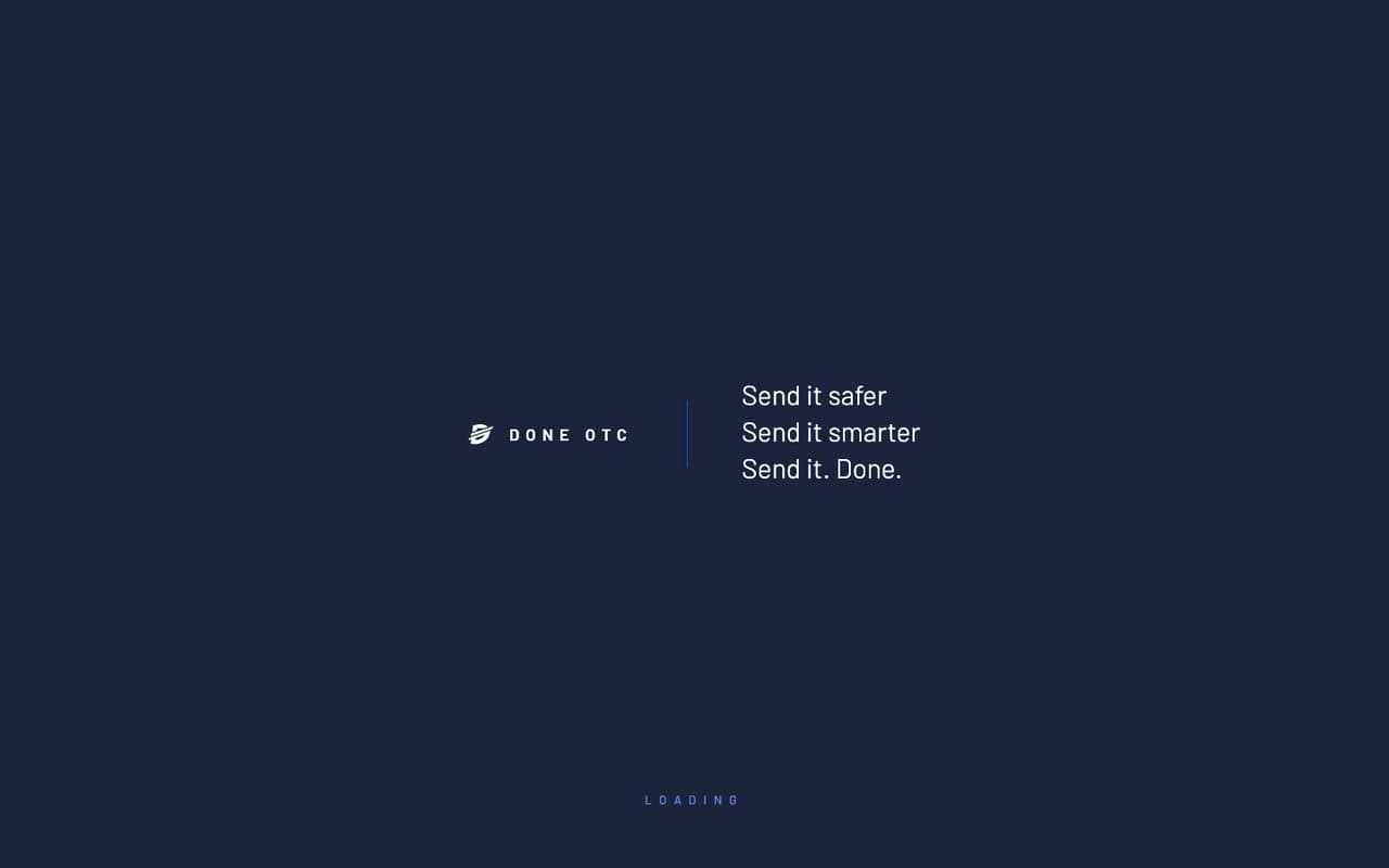 DoneOTC homepage